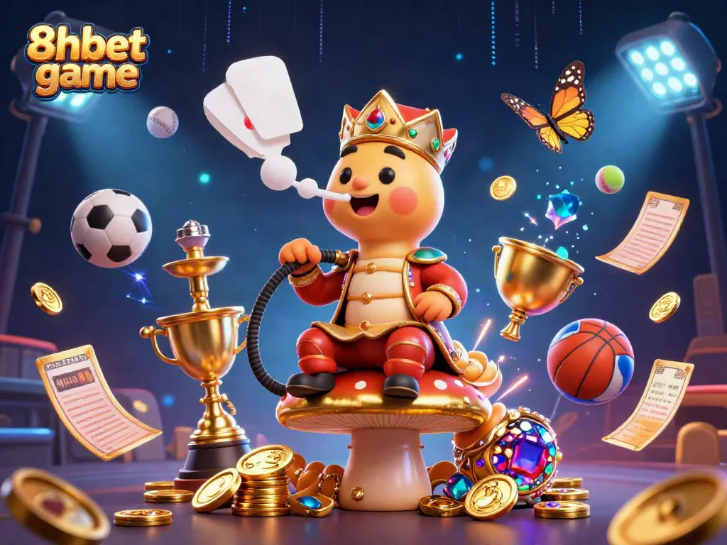 Engage in thrilling bets with the 8xbet game featuring dynamic characters and casino elements.