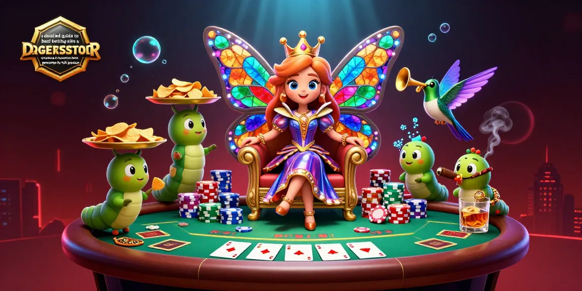 Betting sites not on gamstop and exciting gameplay with 3D butterfly queen and poker elements.