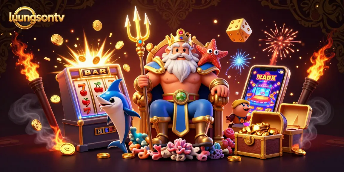 Experience thrilling gambling action on luongsontv with vibrant characters and exciting casino elements.