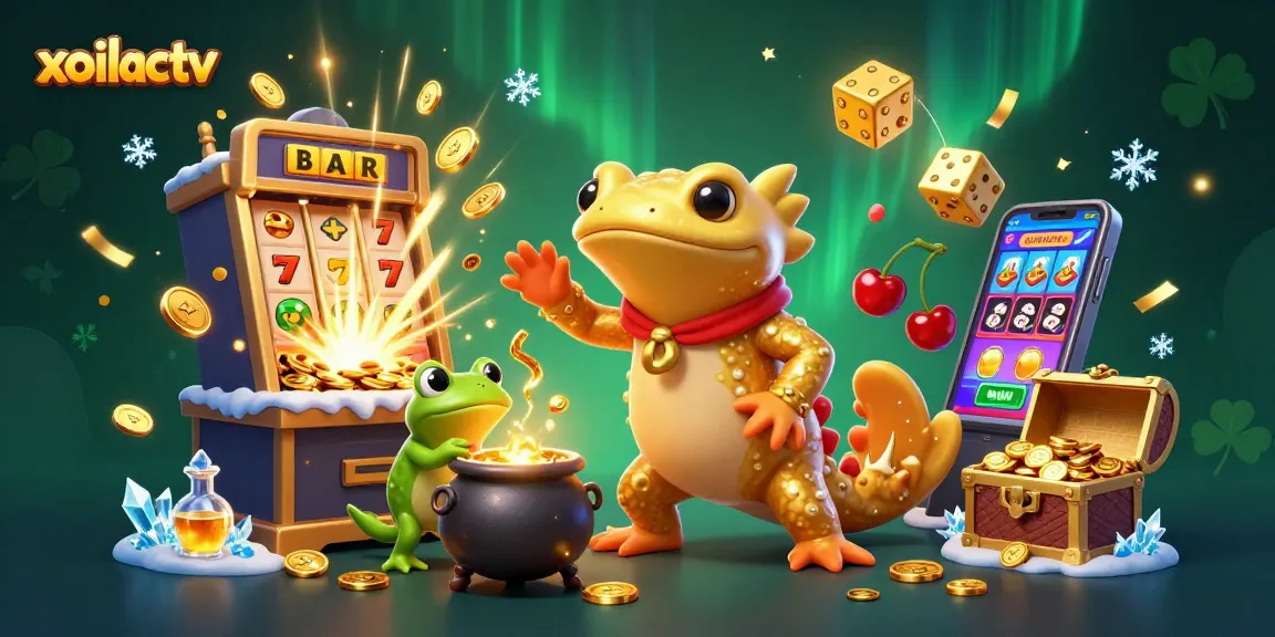 Experience thrilling x oilactv moments with a 3D illustration of fortune-making alchemists in a vibrant casino scene.